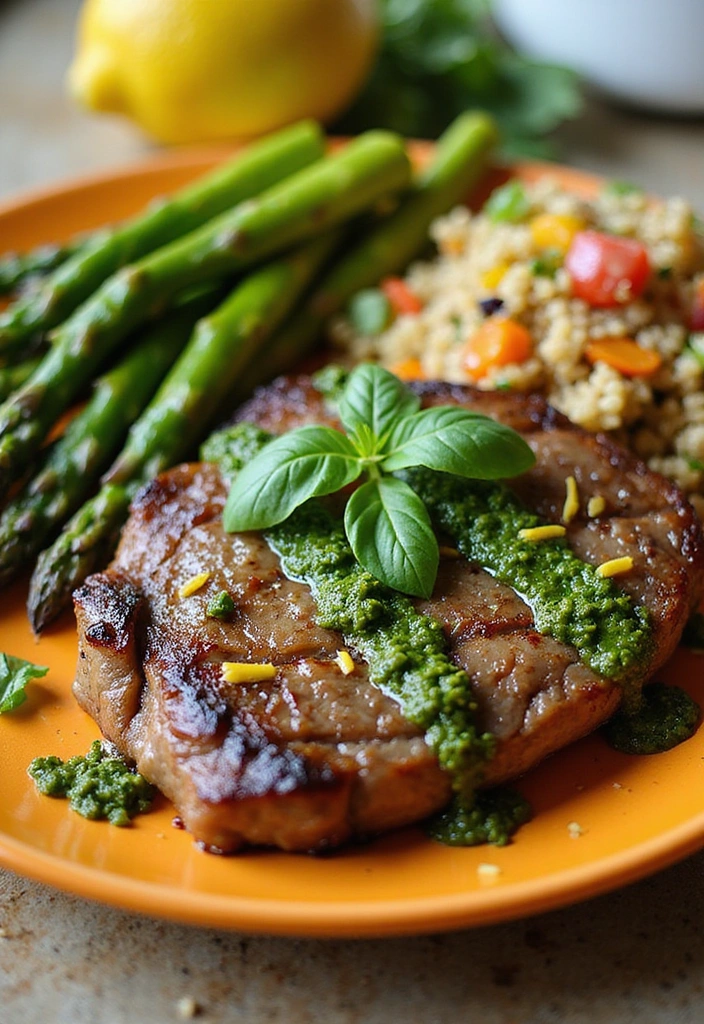 15 Ribeye Recipes That Turn Every Bite Into a Moment - 21. Ribeye with Herb and Lemon Pesto