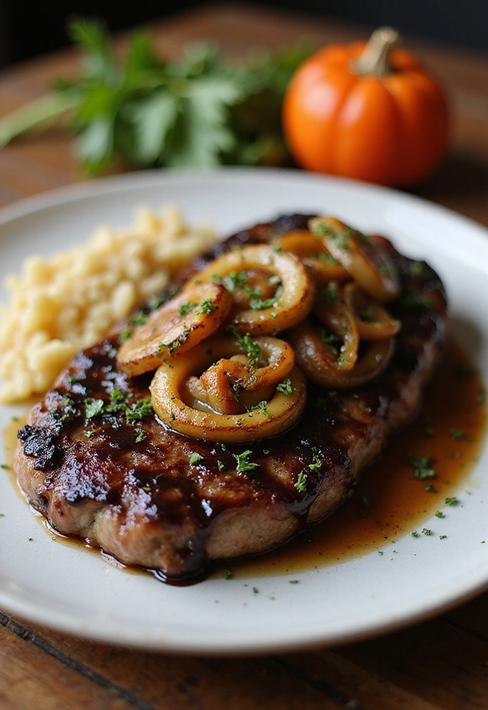 15 Ribeye Recipes That Turn Every Bite Into a Moment - 4. Balsamic Glazed Ribeye with Caramelized Onions