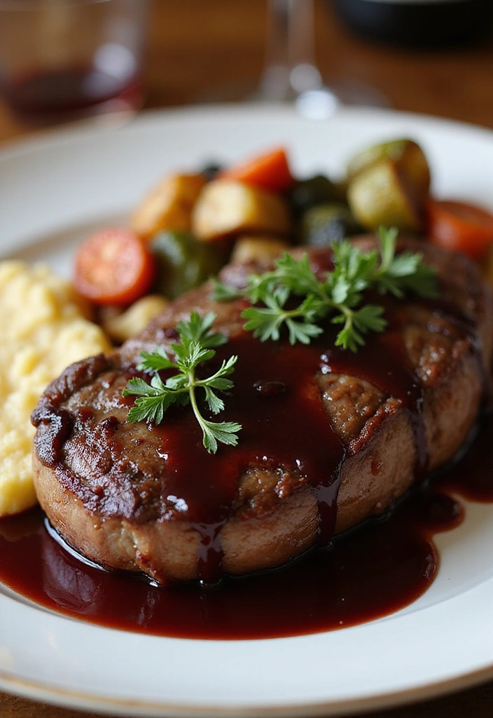 15 Ribeye Recipes That Turn Every Bite Into a Moment - 9. Ribeye with Red Wine Reduction