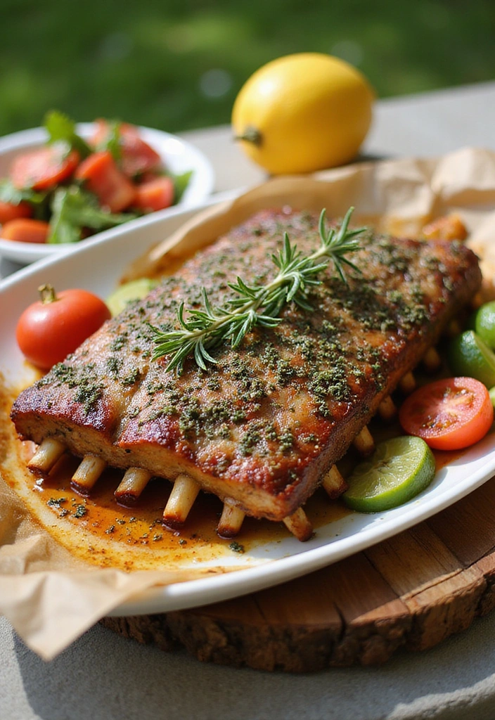 15 Smoked Rib Recipes That’ll Rock Your Summer Cookout - 5. Herb-Crusted Garlic Ribs