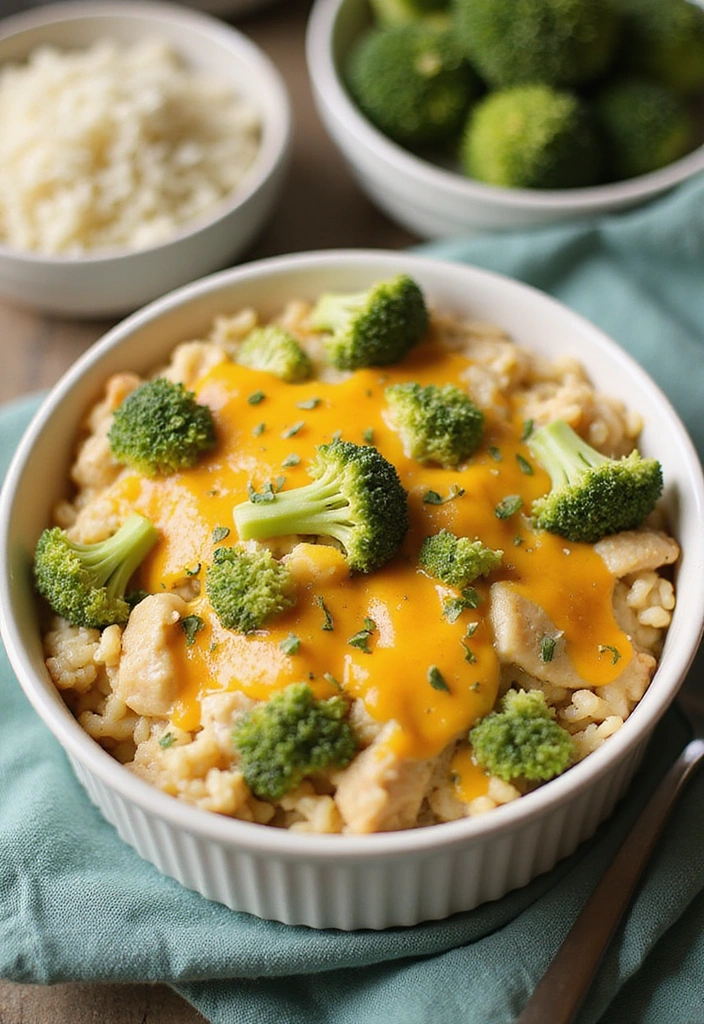 16 Chicken Casserole Recipes That Win the Comfort Game - 20. Chicken and Broccoli Rice Casserole