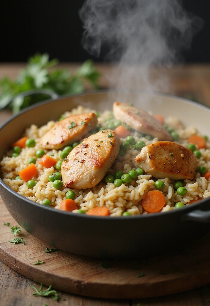 16 Chicken Casserole Recipes That Win the Comfort Game - 4. One-Pot Chicken and Rice Casserole