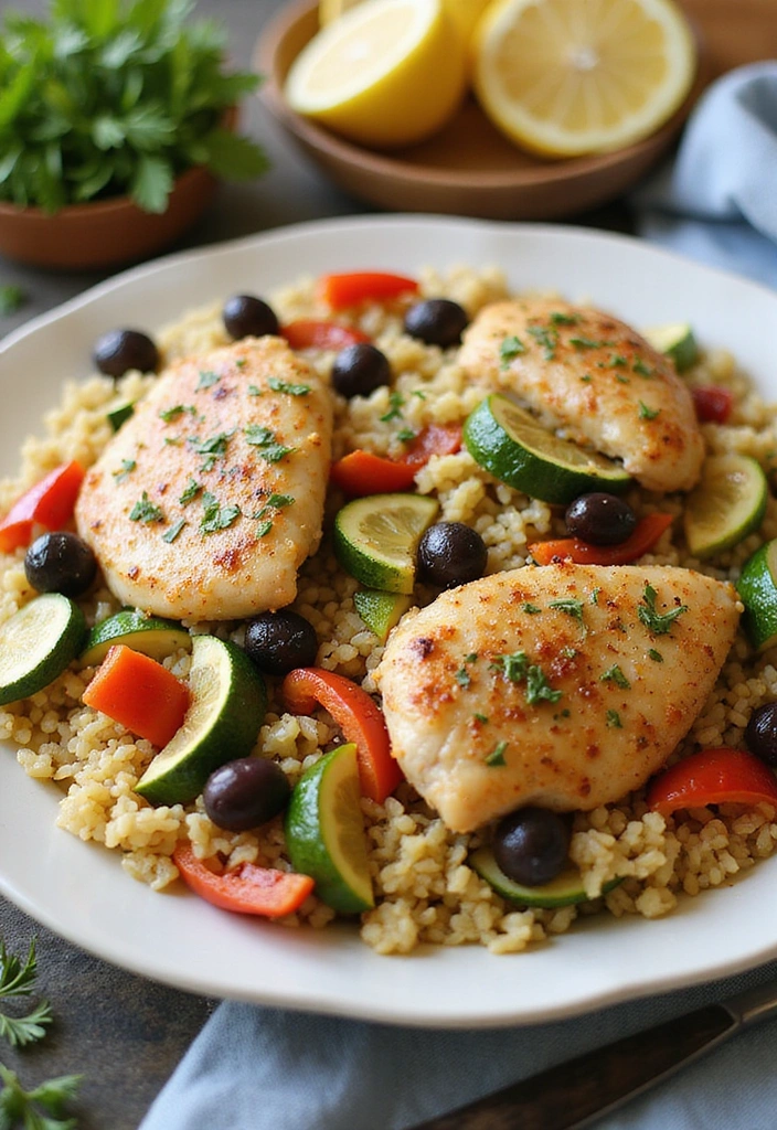 16 Chicken Casserole Recipes That Win the Comfort Game - 7. Greek Chicken Casserole