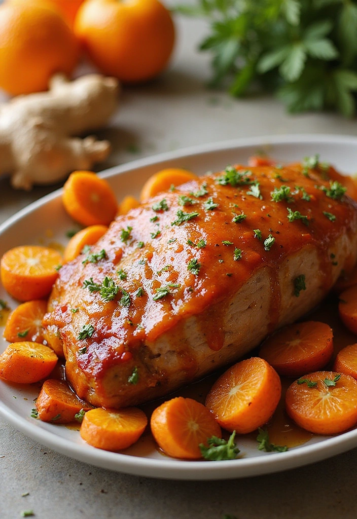 16 Juicy Pork Roast Recipes That Wow Every Single Time - 16. Orange Ginger Pork Roast