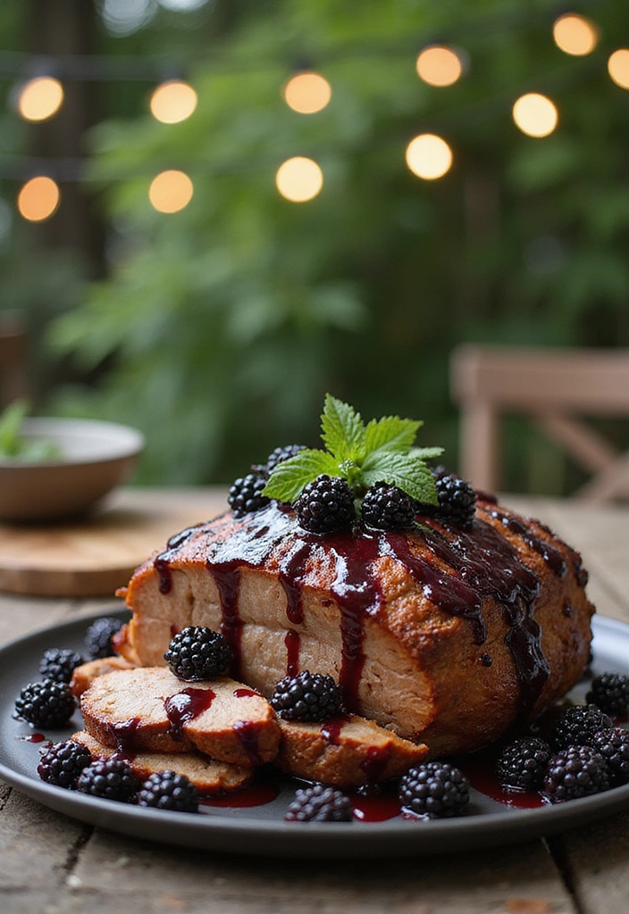 16 Juicy Pork Roast Recipes That Wow Every Single Time - 19. Blackberry Chipotle Pork Roast