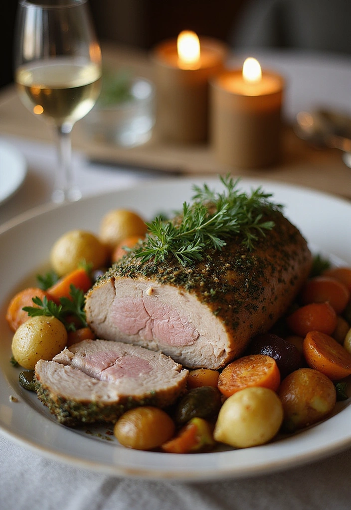 16 Juicy Pork Roast Recipes That Wow Every Single Time - 3. Herb-Crusted Pork Roast