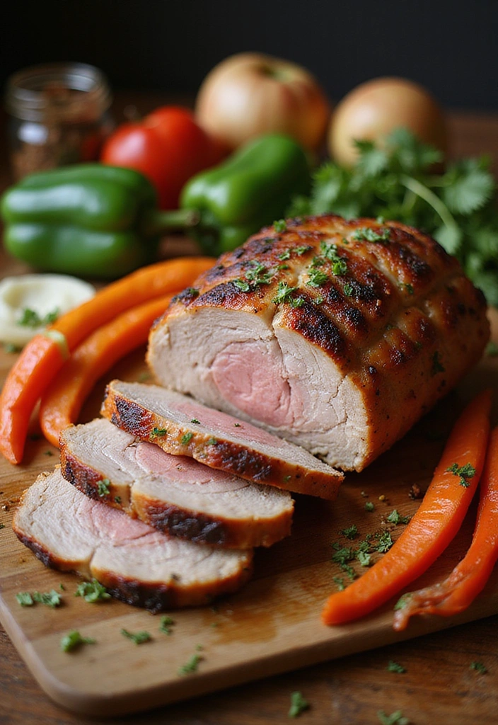 16 Juicy Pork Roast Recipes That Wow Every Single Time - 8. Italian Pork Roast with Peppers