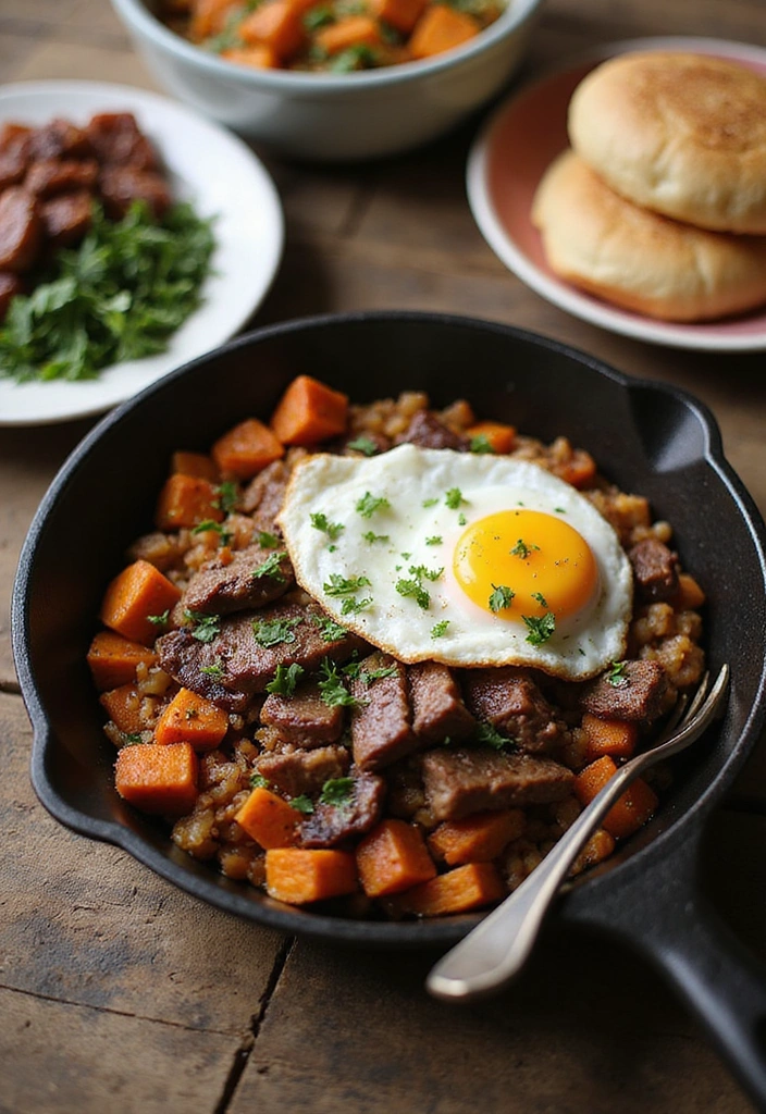 17 BBQ Brisket Ideas That’ll Have Guests Asking for Seconds - 17. Brisket and Sweet Potato Hash