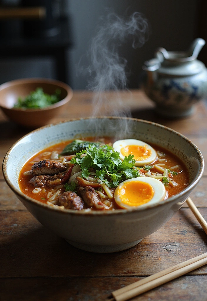 17 BBQ Brisket Ideas That’ll Have Guests Asking for Seconds - 19. Brisket Ramen Bowl