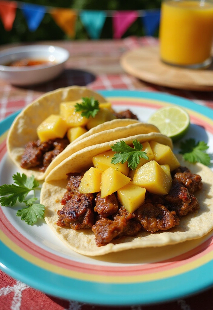 17 BBQ Brisket Ideas That’ll Have Guests Asking for Seconds - 2. Brisket Tacos with Pineapple Salsa