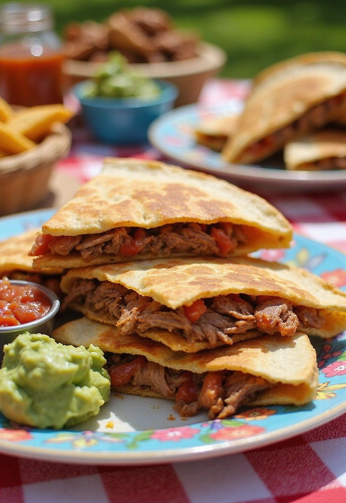 17 BBQ Brisket Ideas That’ll Have Guests Asking for Seconds - 9. Brisket Quesadillas