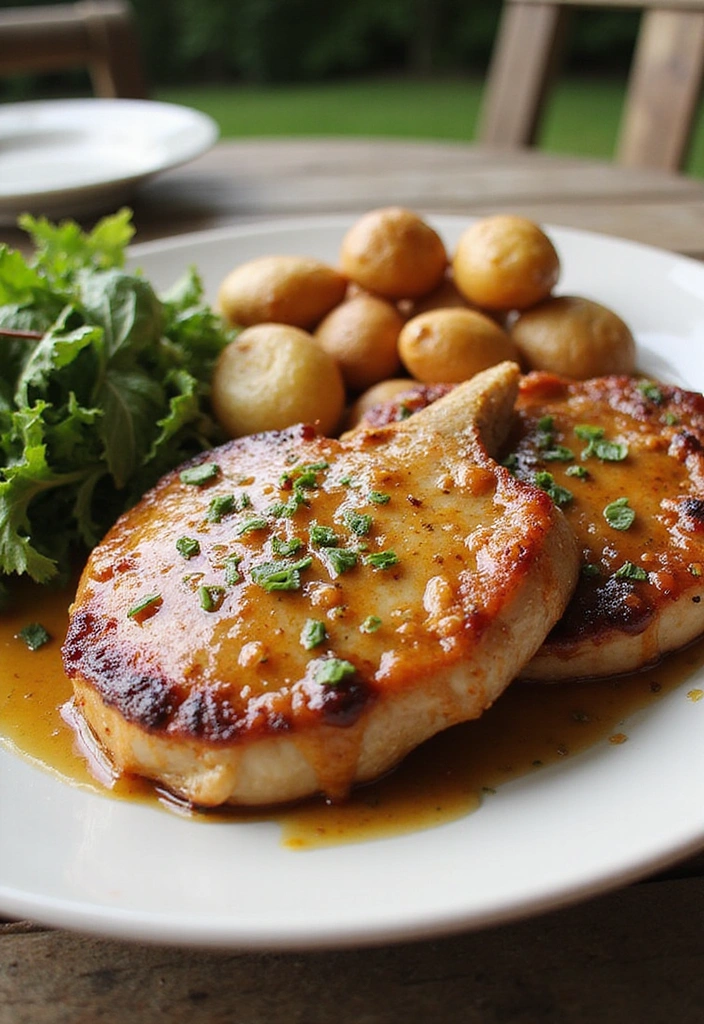 17 Grilled Pork Chop Recipes That Bring the Sizzle - 6. Maple Mustard Glazed Pork Chops