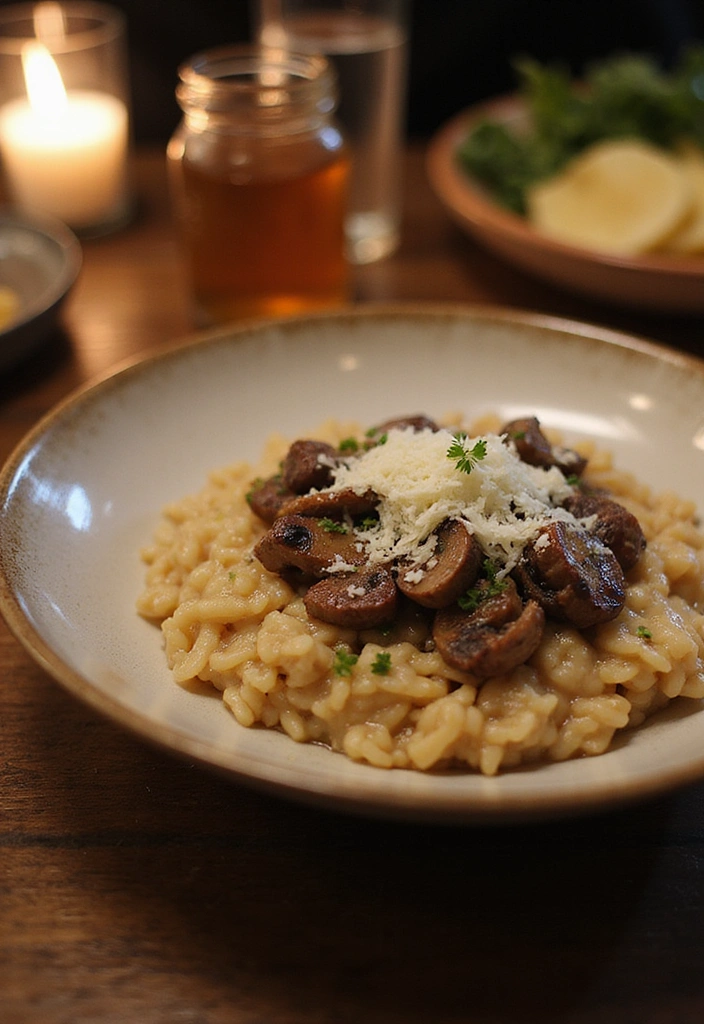 17 Slow Cooked Beef Ideas for Cozy, Flavor-Packed Nights - 17. Beef and Mushroom Risotto