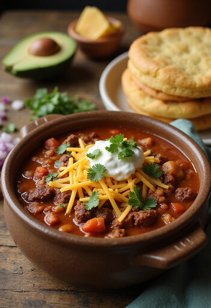 17 Slow Cooked Beef Ideas for Cozy, Flavor-Packed Nights - 3. Spicy Beef Chili