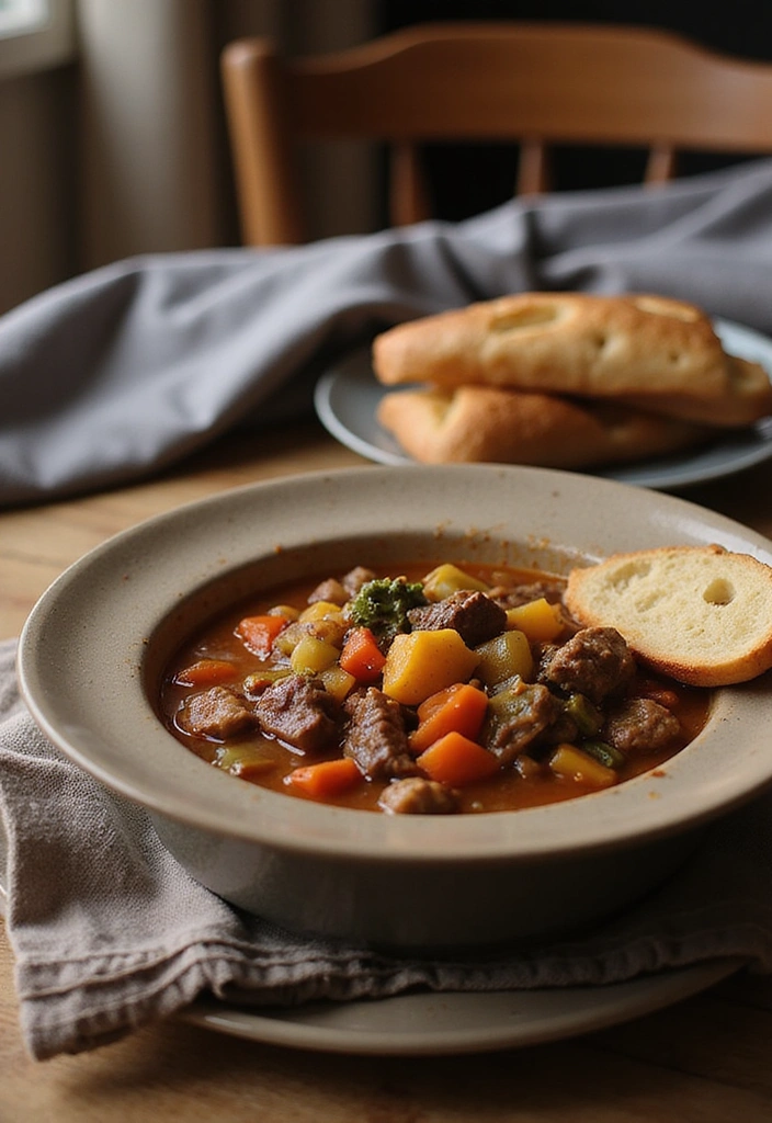 17 Slow Cooked Beef Ideas for Cozy, Flavor-Packed Nights - 9. Beef and Vegetable Stew