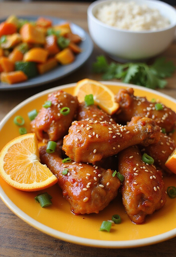 18 Buttery Chicken Drumstick Dinners You’ll Devour Weekly - 12. Orange Glazed Chicken Drumsticks