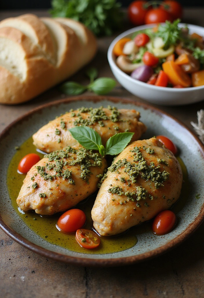 18 Buttery Chicken Drumstick Dinners You’ll Devour Weekly - 13. Pesto Chicken Drumsticks