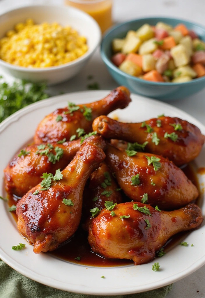 18 Buttery Chicken Drumstick Dinners You’ll Devour Weekly - 15. BBQ Ranch Chicken Drumsticks