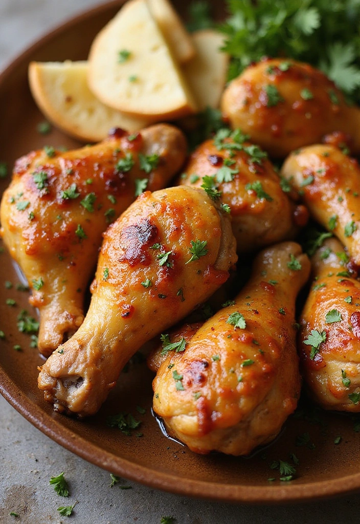 18 Buttery Chicken Drumstick Dinners You’ll Devour Weekly - 18. Garlic Butter Chicken Drumsticks