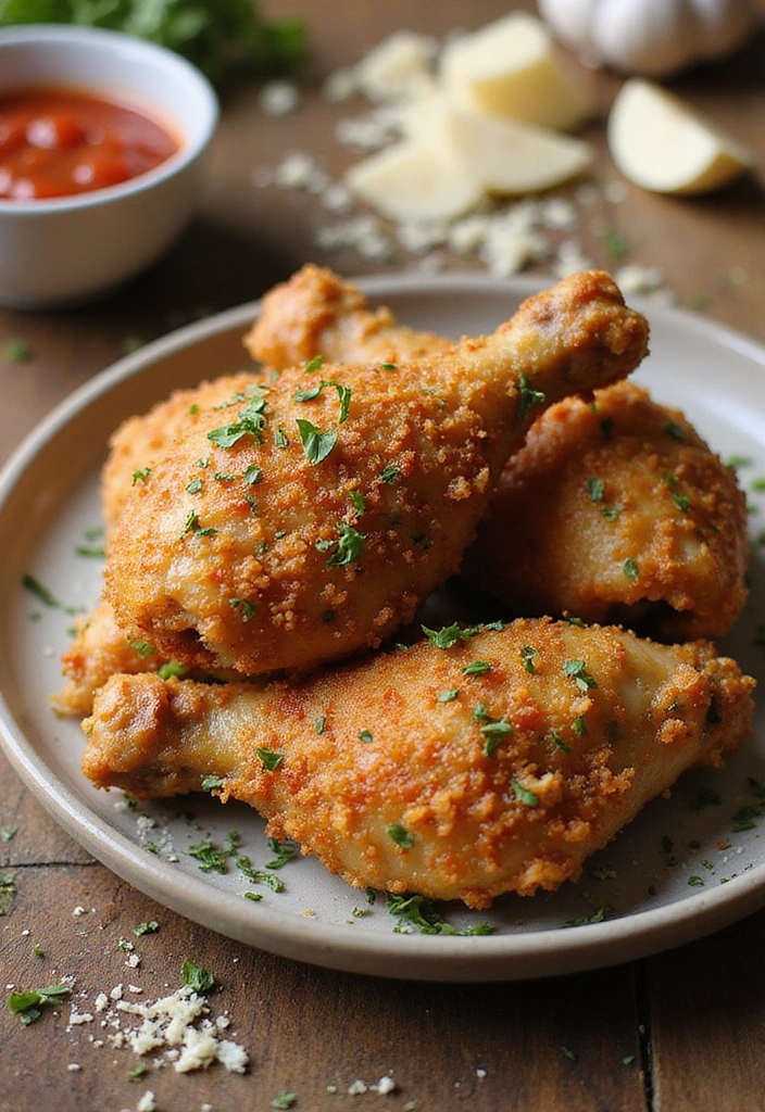 18 Buttery Chicken Drumstick Dinners You’ll Devour Weekly - 6. Garlic Parmesan Chicken Drumsticks
