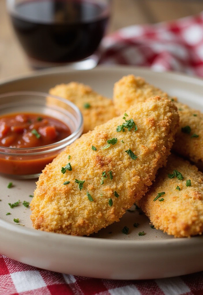 19 Chicken Tender Recipes That Kids and Adults Both Love - 5. Parmesan Crusted Chicken Tenders