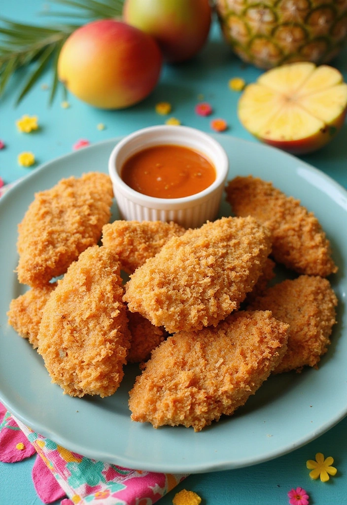19 Chicken Tender Recipes That Kids and Adults Both Love - 6. Coconut Chicken Tenders