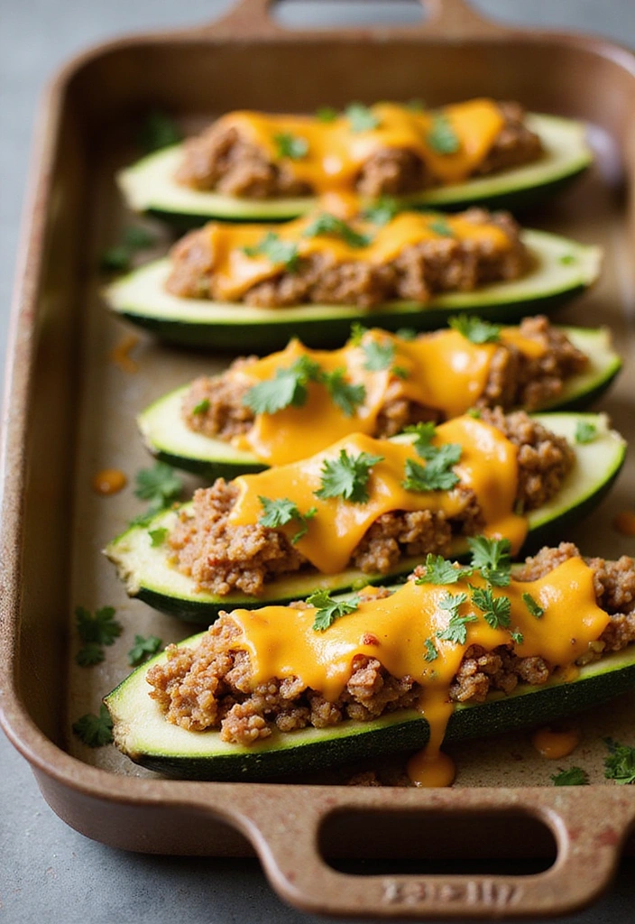 19 Ground Pork Recipes That Turn Simple Into Spectacular - 17. Ground Pork and Quinoa Stuffed Zucchini Boats
