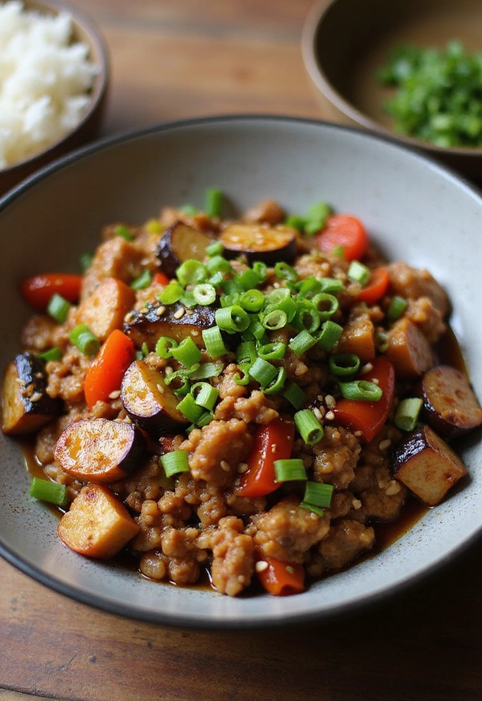 19 Ground Pork Recipes That Turn Simple Into Spectacular - 21. Ground Pork and Eggplant Stir-Fry