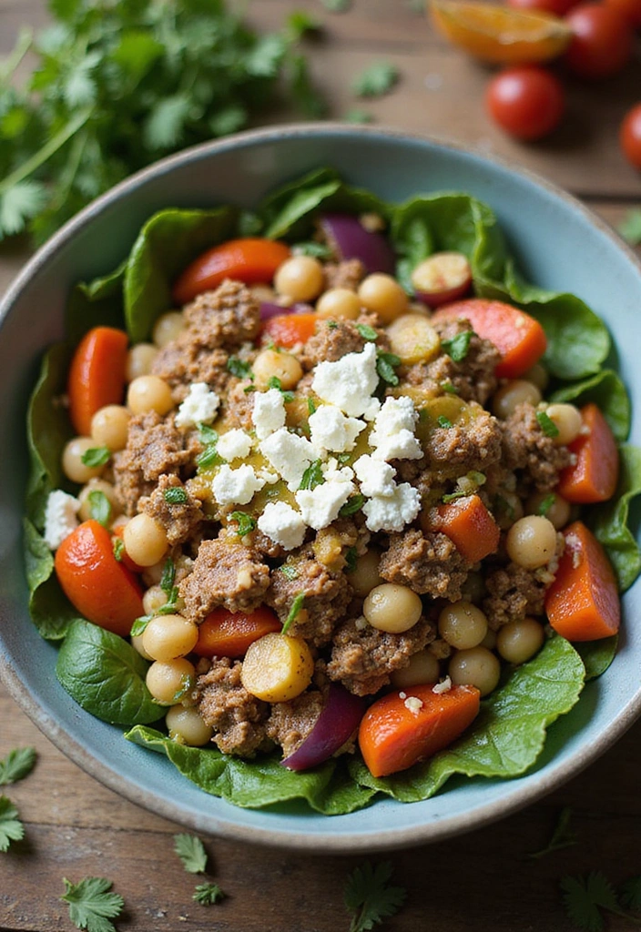 19 Ground Pork Recipes That Turn Simple Into Spectacular - 23. Ground Pork and Chickpea Salad