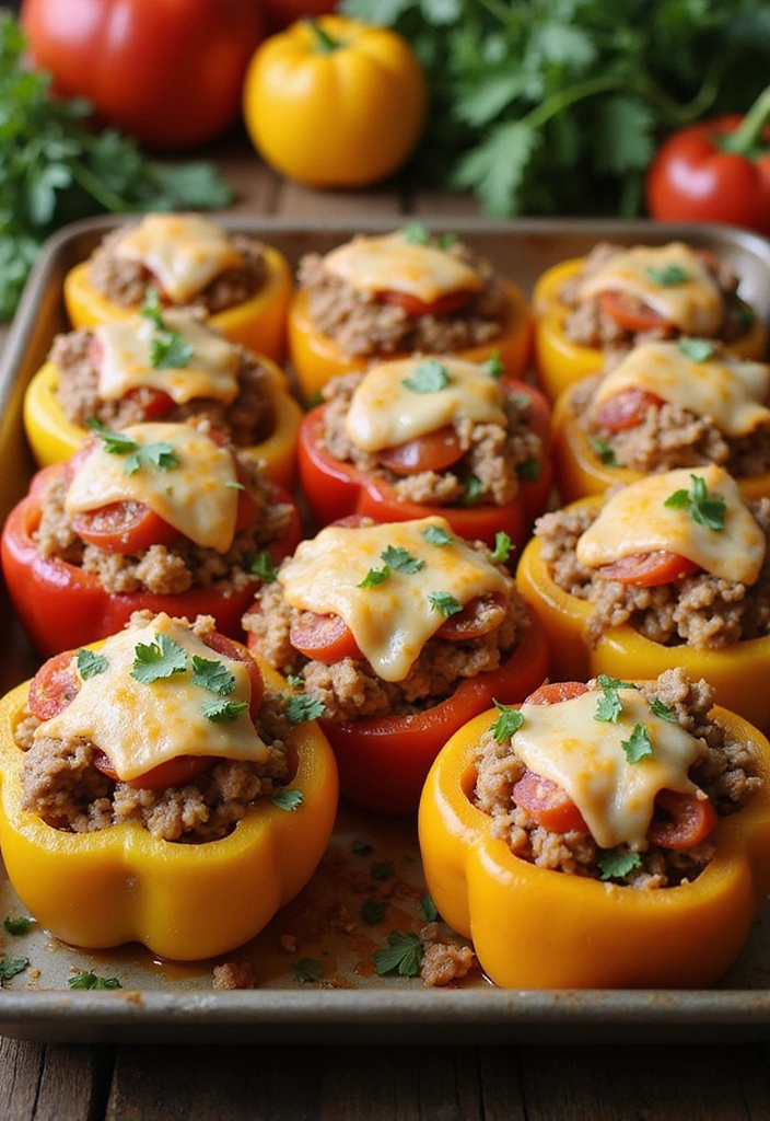 19 Ground Pork Recipes That Turn Simple Into Spectacular - 6. Ground Pork Stuffed Peppers