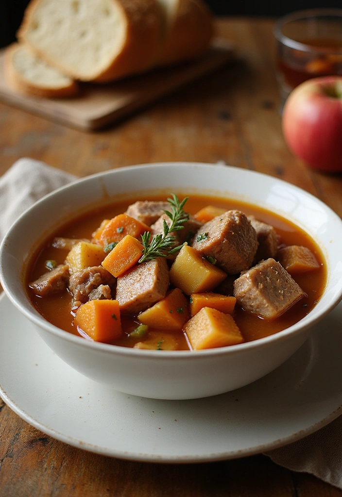 19 Slow Cooker Pork Recipes That Cook Themselves to Perfection - 11. Pork and Apple Cider Stew