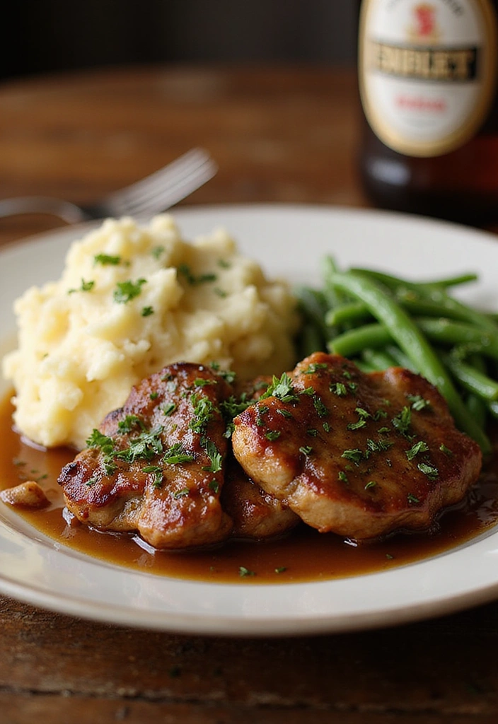 19 Slow Cooker Pork Recipes That Cook Themselves to Perfection - 16. Beer Braised Pork Chops