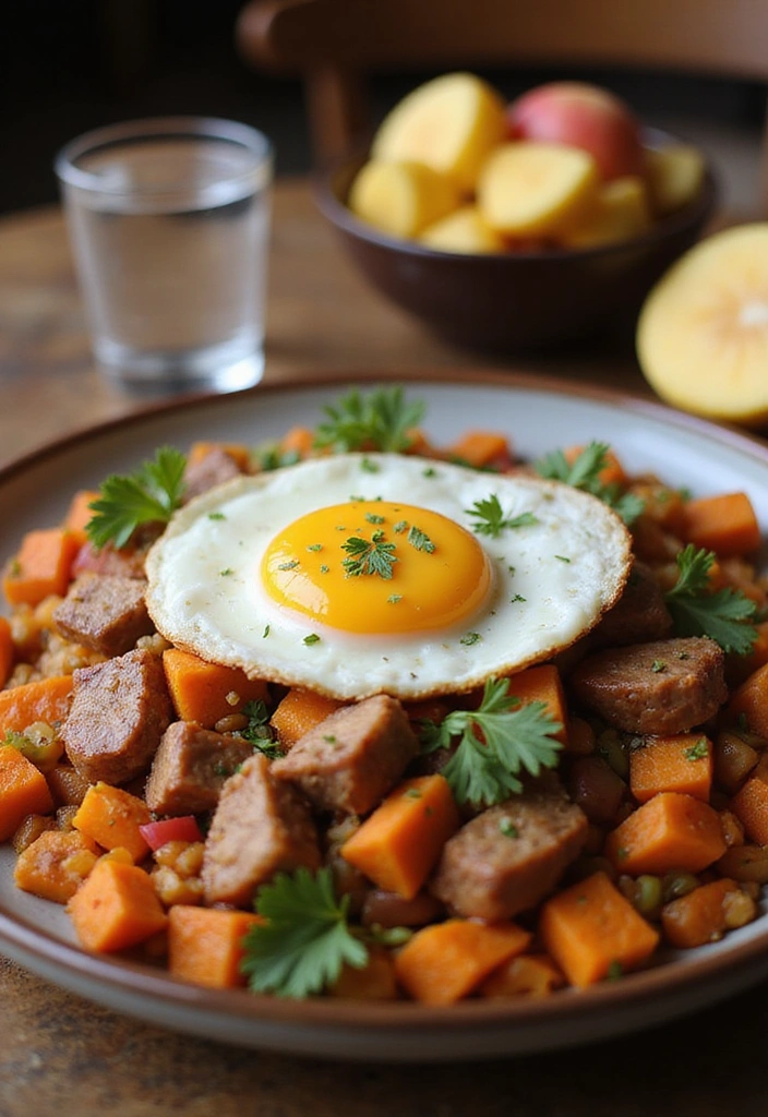 19 Slow Cooker Pork Recipes That Cook Themselves to Perfection - 17. Pork and Sweet Potato Hash