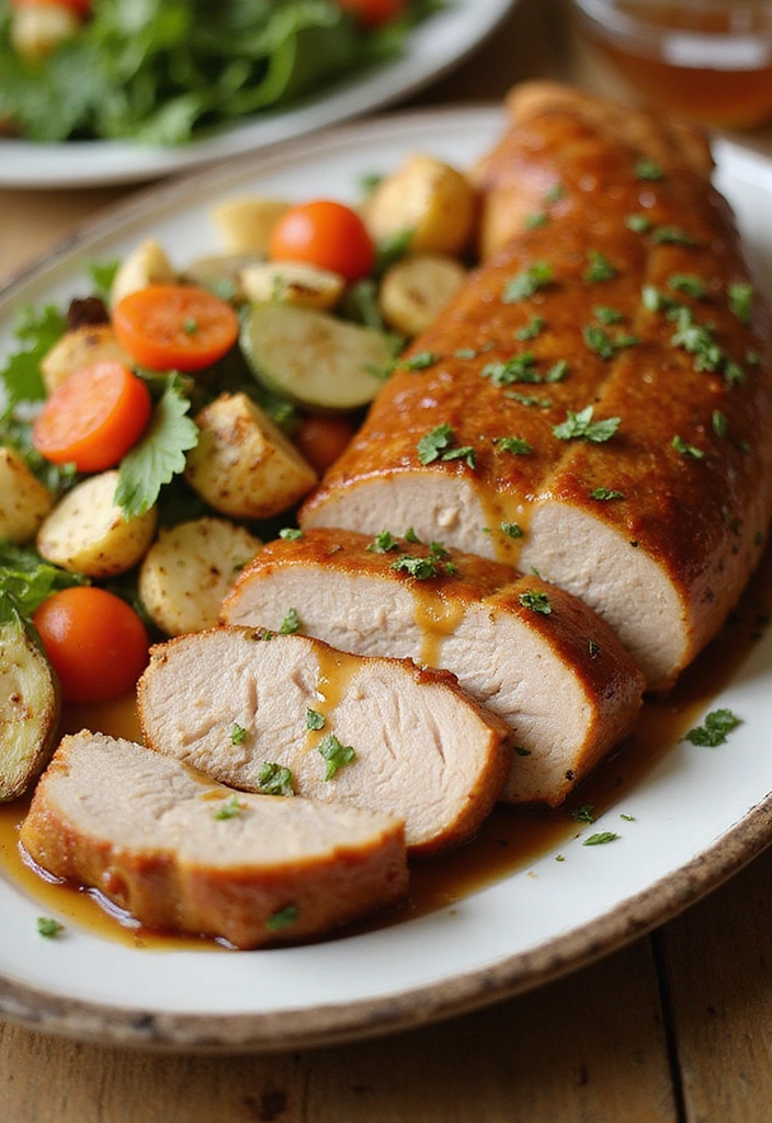 19 Slow Cooker Pork Recipes That Cook Themselves to Perfection - 7. Maple Mustard Glazed Pork Loin