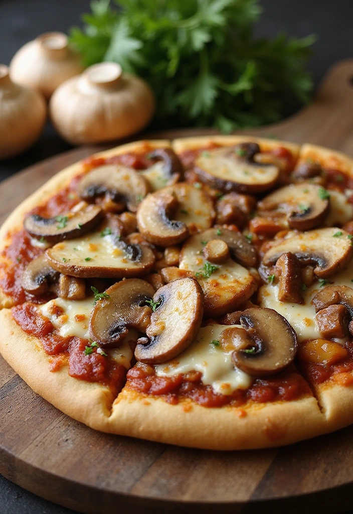 20 BBQ Chicken Pizza Recipes That Bring the Smoke Indoors - 11. BBQ Chicken Pizza with Mushrooms