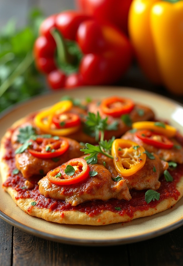 20 BBQ Chicken Pizza Recipes That Bring the Smoke Indoors - 12. BBQ Chicken Pizza with Bell Peppers