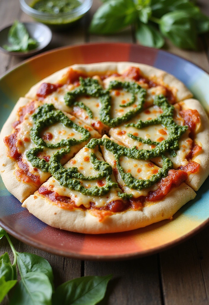 20 BBQ Chicken Pizza Recipes That Bring the Smoke Indoors - 17. BBQ Chicken Pizza with Pesto