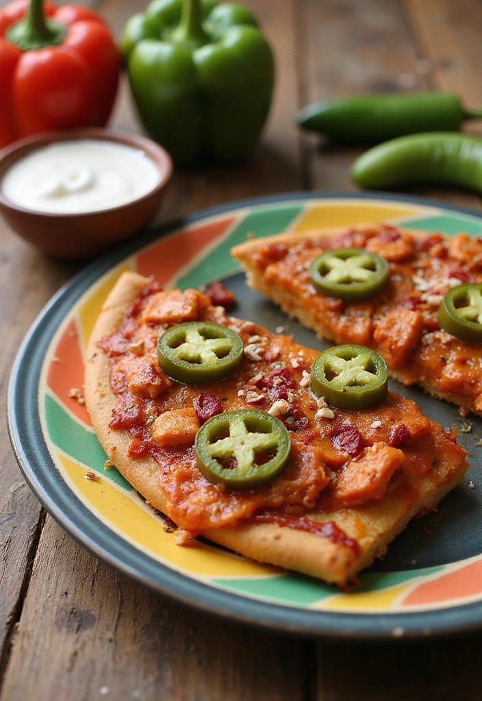 20 BBQ Chicken Pizza Recipes That Bring the Smoke Indoors - 2. Spicy BBQ Chicken Pizza
