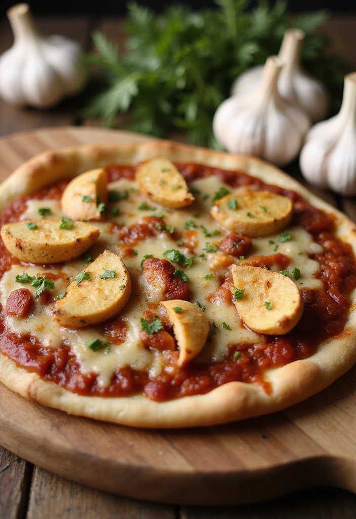 20 BBQ Chicken Pizza Recipes That Bring the Smoke Indoors - 20. BBQ Chicken Pizza with Roasted Garlic