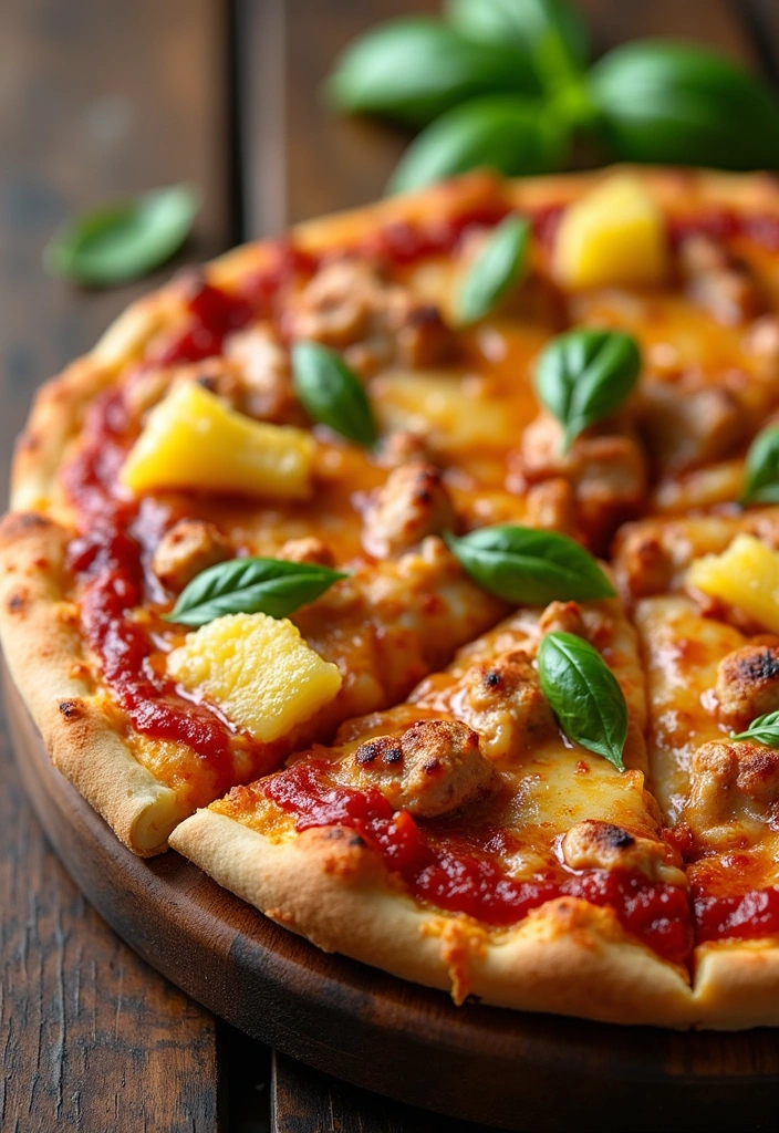 20 BBQ Chicken Pizza Recipes That Bring the Smoke Indoors - 3. BBQ Chicken Pizza with Pineapple