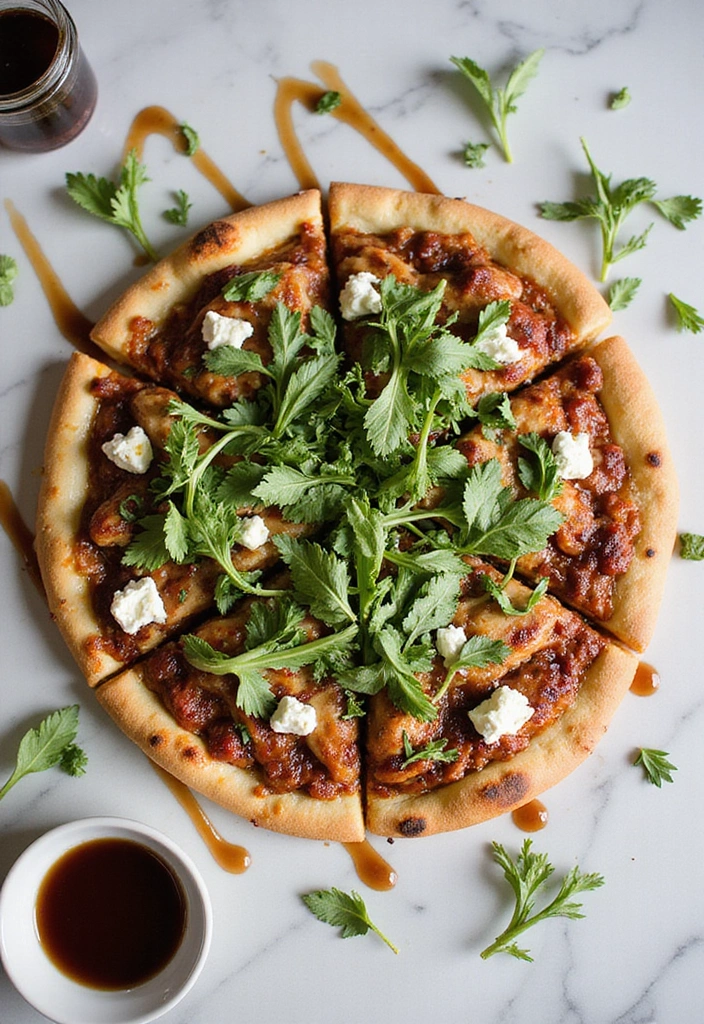 20 BBQ Chicken Pizza Recipes That Bring the Smoke Indoors - 6. BBQ Chicken Pizza with Goat Cheese