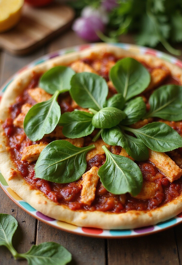 20 BBQ Chicken Pizza Recipes That Bring the Smoke Indoors - 9. BBQ Chicken Pizza with Spinach