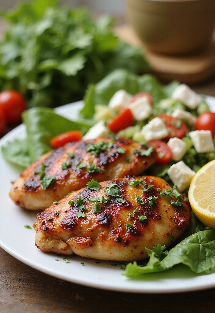 20 BBQ Chicken Thigh Recipes That Bring the Backyard Heat - 20. BBQ Mediterranean Chicken Thighs