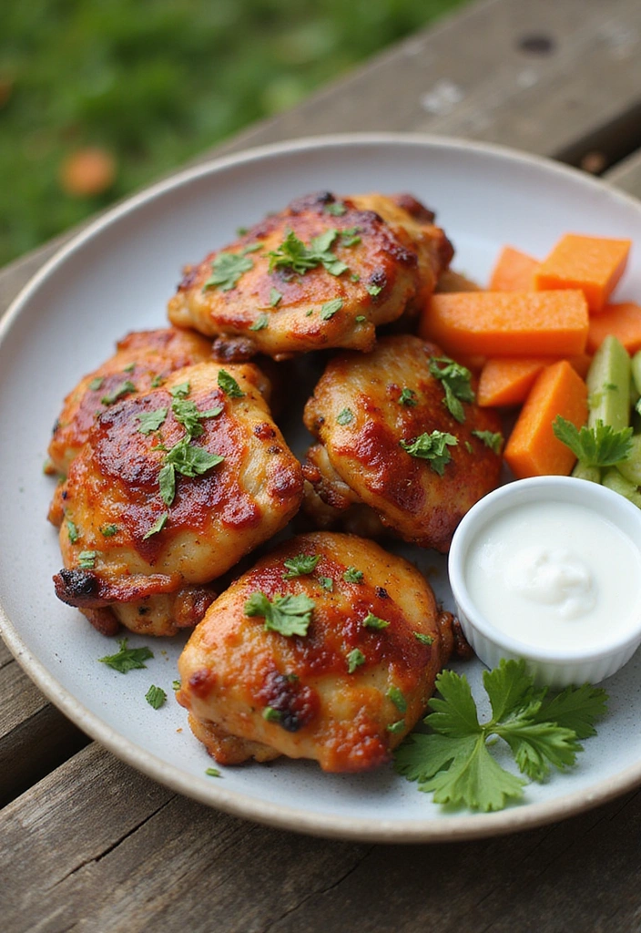 20 BBQ Chicken Thigh Recipes That Bring the Backyard Heat - 5. BBQ Ranch Chicken Thighs