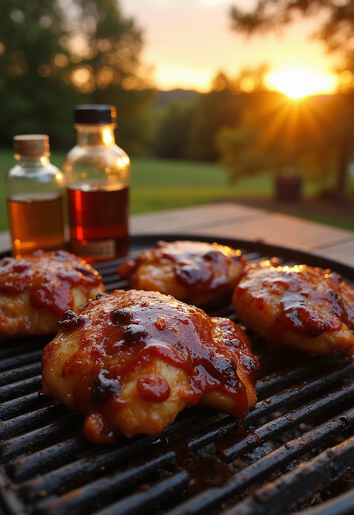 20 BBQ Chicken Thigh Recipes That Bring the Backyard Heat - 6. Maple Bourbon BBQ Chicken Thighs