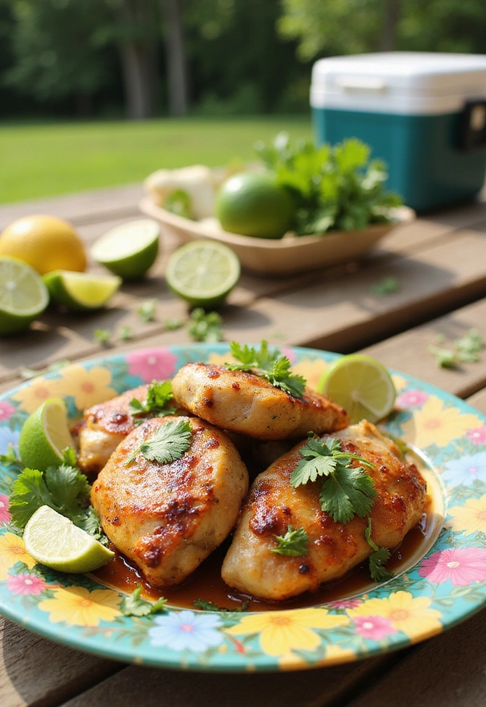 20 BBQ Chicken Thigh Recipes That Bring the Backyard Heat - 7. Cilantro Lime Chicken Thighs