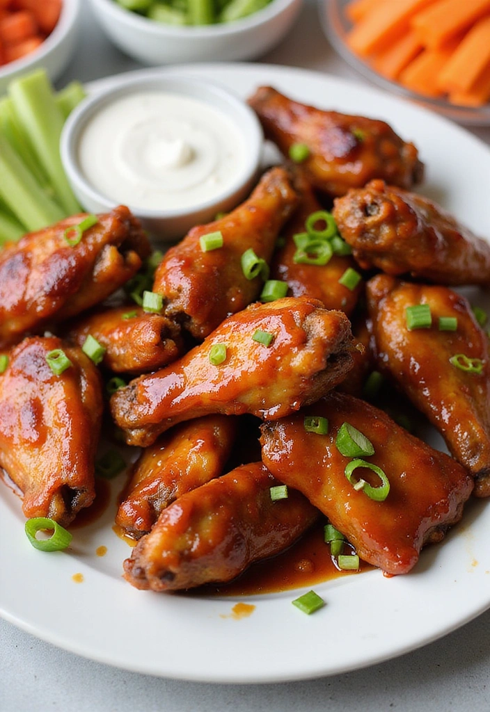 20 BBQ Chicken Wing Recipes That Deserve a Finger-Lickin’ Medal - 10. BBQ Ranch Wings