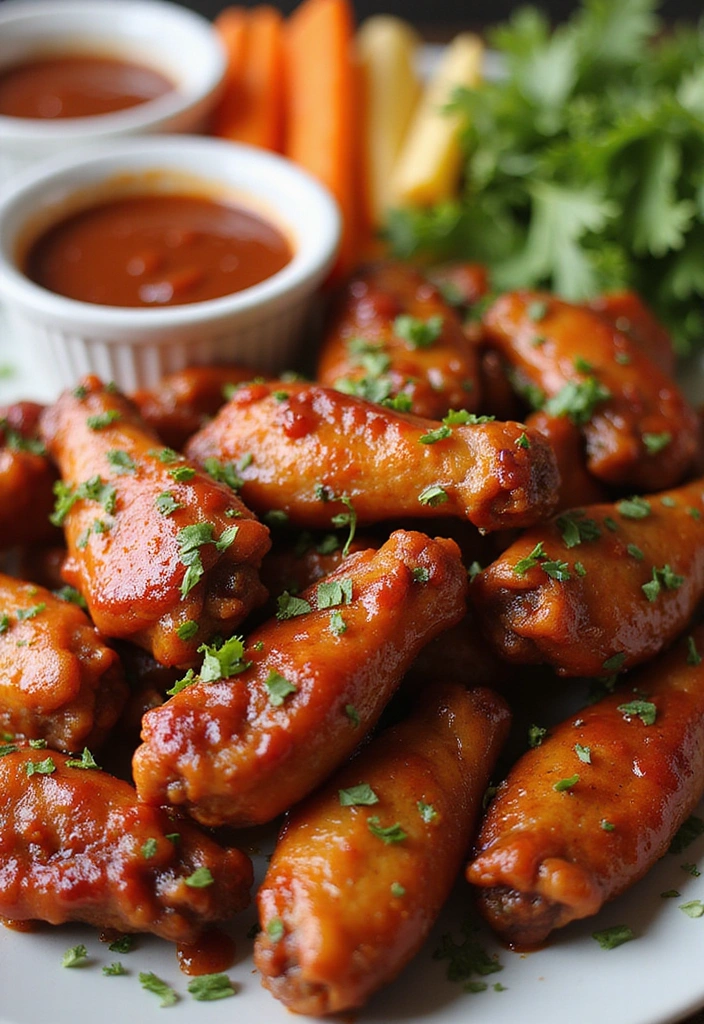 20 BBQ Chicken Wing Recipes That Deserve a Finger-Lickin’ Medal - 18. Maple BBQ Wings