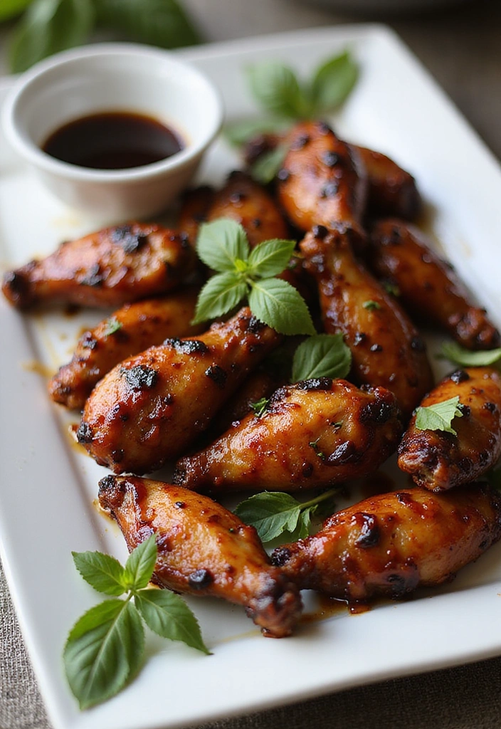20 BBQ Chicken Wing Recipes That Deserve a Finger-Lickin’ Medal - 6. Balsamic Glazed Wings