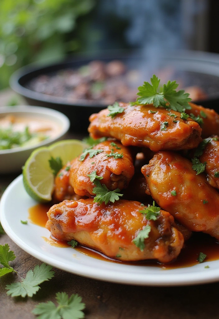 20 BBQ Chicken Wing Recipes That Deserve a Finger-Lickin’ Medal - 7. Honey Chipotle Wings